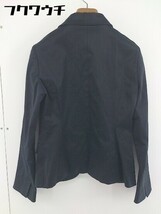 ◇ green label relaxing UNITED ARROWS 1B シングル 長袖 テーラードジャケット サイズ38 ブラック系 レディース_画像3