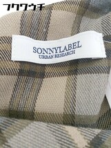 ◇ Sonny Label URBAN RESEARCH チェック キャミソール オールインワン サイズF グレー ベージュ レディース_画像4