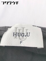 ◇ ◎ HUG.U ハグユー ウエストゴム 長袖 ロング ワンピース サイズF グレー レディース_画像4