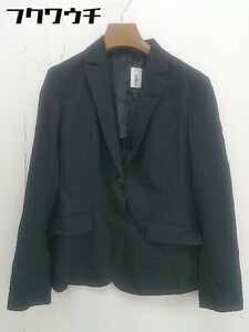◇ ◎ THE SUIT COMPANY ザ スーツカンパニー シングル2B 長袖 テーラードジャケット サイズ42 ブラック レディース