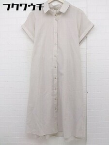 ◇ N. Natural Beauty Basic フレンチスリーブ ロング ワンピース サイズM ベージュ レディース