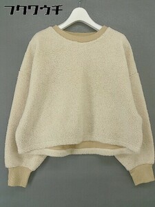 * Another Edition Another Addition long sleeve sweatshirt ivory lady's 