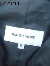 ◇ GLOBAL WORK グローバルワーク フード付き 長袖 コート サイズM ネイビー レディース_画像4