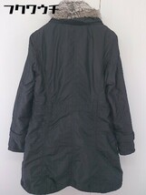 ◇ ◎ COMME CA DU MODE コムサデモード ファー 2WAY 長袖 ダウンジャケット サイズ9 ブラック レディース_画像3