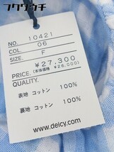 ◇ ◎ me ミー タグ付 定価 2.7万円 チェック ノースリーブ ミニ ワンピース サイズF ブルー ホワイト レディース_画像6