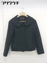 ◇ franche lippee black フランシュリッペ 長袖 ジャケット サイズM ブラック レディース_画像2