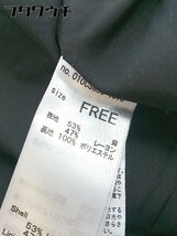 ◇ MOUSSY マウジー ティアード ノースリーブ 膝下丈 ジャンバースカート サイズF ブラック レディース_画像7