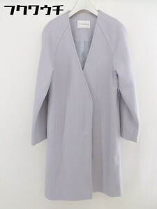 ◇ Couture brooch クチュールブローチ anatelier アナトリエ 長袖 コート サイズ36 パープル系 レディース