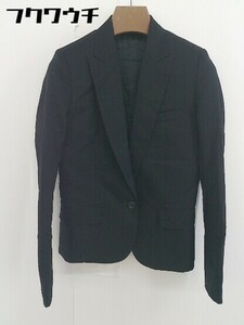 ◇ LITHIUM FEMME リチウムファム シングル1B 長袖 テーラードジャケット サイズ36 ブラック レディース