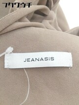 ◇ JEANASIS ジーナシス ショルダー紐付き サロペット パンツ サイズ F ベージュ レディース_画像4