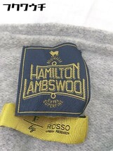 ◇ F by ROSSO URBAN RESEARCH HAMILTON LAMBS WOOL 七分袖 膝丈 ニット ワンピース サイズF グレー系 レディース_画像4