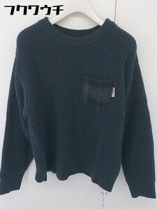 ◇ URBAN RESEARCH Sonny Label サニーレーベル 長袖 ニット セーター サイズF ネイビー レディース