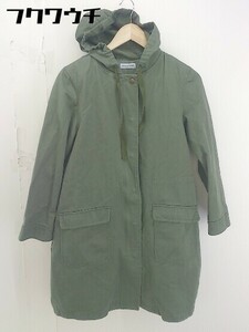 * * NIMES et NIMES подкладка имеется Zip выше длинный рукав Mod's Coat размер 1 хаки женский 