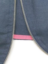 ◇ CAPRICIEUX LE'MAGE カプリシュレマージュ 羽織り リネン100% 長袖 ジャケット サイズ38 ネイビー レディース_画像5