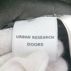 ■ URBAN RESEARCH DOORS リバーシブル ジップアップ 長袖 ムートンコート サイズ ONE ダークグレー レディースの画像5