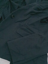 ◇ green label relaxing UNITED ARROWS リネン混 1B 長袖 テーラードジャケット サイズ40 ネイビー レディース_画像8