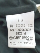 ◇ MAJESTIC LEGON 花柄 バックレースアップ スクエアネック 半袖 膝下丈 ワンピース サイズ M ブラック マルチ レディース_画像5