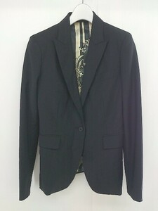 ◇ Sov. DOUBLE STANDARD CLOTHING ソブ シングル 1B 長袖 テーラードジャケット サイズ36 ブラック レディース
