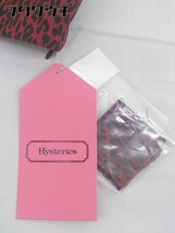 ◇ ●美品● ◎ HYSTERICS タグ付 定価2.7万 豹柄 レオパード 膝下丈 タイト スカート サイズM レッド ブラック レディース_画像7