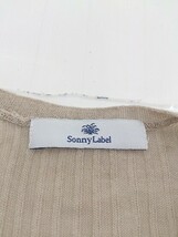 ◇ URBAN RESEARCH Sonny Label サニーレーベル 長袖 ニット カーディガン サイズF ベージュ系 レディース_画像4