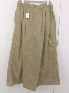 * RNAa-ruene- long gathered skirt size M beige lady's 