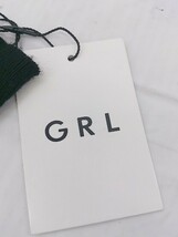 ◇ ●美品● ◎ GRL グレイル タグ付 レース 長袖 ロング ニット ワンピース サイズL ブラック レディース_画像6