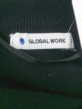 ◇ GLOBAL WORK グローバルワーク 長袖 ロング ニット ワンピース サイズF ブラック レディース_画像4