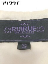 ◇ ◎ RUIRUE BOUTIQUE ベルト付 ノースリーブ 膝丈 ワンピース サイズXL ベージュ ブラック レディース_画像4