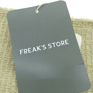 ◇ ◎ FREAK'S STORE フリークスストア タグ付き コットン ニット 長袖 セーター サイズF レモンイエロー レディースの画像5