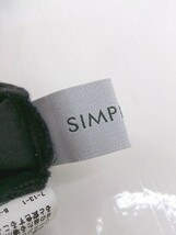 ◇ ◎ Simplicite シンプリシテェ 長袖 膝下丈 ワンピース チャコールグレー レディース_画像5