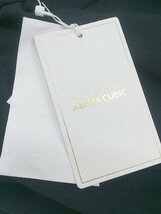 ◇ ◎ ●美品● A/C DESIGN BY ALPHA CUBIC タグ付き スラックスパンツ サイズ W 61 H87 L70 ネイビー レディース_画像6