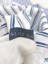 ◇ ◎ BLUEEAST ブルーイースト ベルト付き ワンピース セーター アンサンブル ホワイト ネイビー系 レディース_画像8