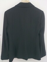 ◇ SISLEY シスレー フォーマル シングル2B 長袖 テーラードジャケット サイズIT44 UK12 US8 ブラック レディース_画像3