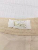 ◇ Harrods ハロッズ 膝丈 台形 スカート サイズ2 ベージュ レディース_画像4