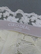 ◇ COCO DEAL luxe レースネック 総刺繍 長袖 ガウン サイズ2 ホワイト イエロー系 マルチ レディース_画像4