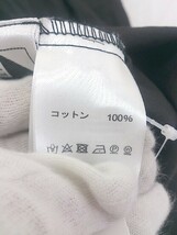 ◇ ABITOKYO アビトーキョー スクエアネック 半袖 膝丈 ワンピース ブラック レディース_画像5