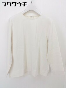 ◇ BEAUTY & YOUTH UNITED ARROWS バックジップ 長袖 ブラウス カットソー サイズM オフホワイト レディース