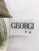 ◇ GEORGES RECH ジョルジュレッシュ フロントボタン ノースリーブ 膝下丈 ワンピース サイズ40 カーキ レディース_画像4