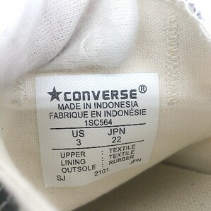 ◇ CONVERSE 1SC564 ALL STAR US COWSPOT OX カウ柄 スニーカー シューズ サイズ22.0cm ホワイト ブラック系 レディースの画像7