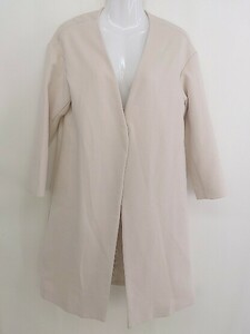 * MERCURYDUO Mercury Duo long sleeve coat size F beige lady's 