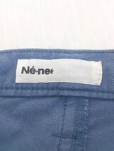 ◇ Ne-net ネネット ドット 水玉 カラー パンツ サイズ1 ブルー ネイビー レディース_画像4