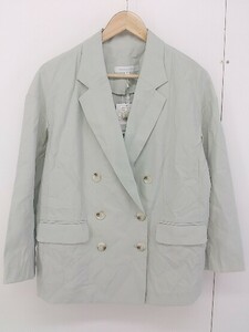 * * * unused * MERCURYDUO Mercury Duo regular price 1.2 ten thousand jpy double button long sleeve jacket size F green lady's 