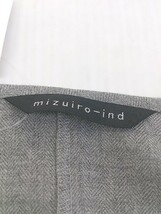 ◇ mizuiroind ミズイロインド 長袖 膝丈 ワンピース グレー レディース_画像4