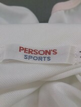 ◇ PERSON'S パーソンズ sports 長袖 ジップアップ ジャケット サイズLL ホワイト レディース_画像4