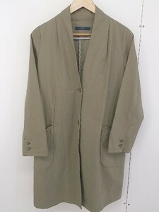 ◇ Soffitto ソフィット 長袖 コート サイズ2 グリーン系 レディース