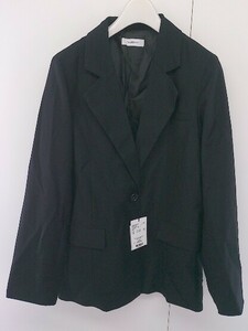 ◇ ◎ ●美品● PAGEBOY ページボーイ ALICIA 2B 長袖 テーラード ジャケット サイズF ブラック レディース