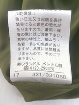 ◇ ◎ ●未使用● INED イネド リネン混 ノースリーブ 膝丈 ワンピース サイズ11 カーキ レディース_画像6