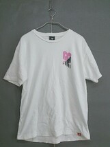 ◇ NEW BALANCE ニューバランス プリント 半袖 Tシャツ カットソー サイズXS ホワイト マルチ レディース_画像1