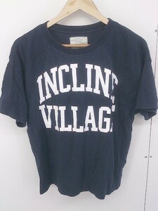 ◇ Ungrid アングリッド 半袖 Tシャツ カットソー サイズF ネイビー レディース