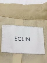 ◇ ◎ ECLIN エクラン ベルト付 長袖 トレンチ コート サイズF ベージュ レディース_画像4